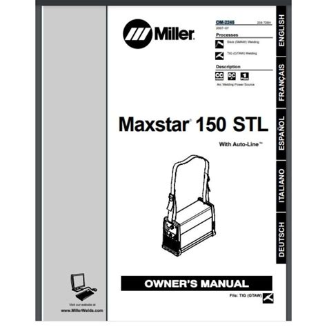 maxstar 150 stl manual